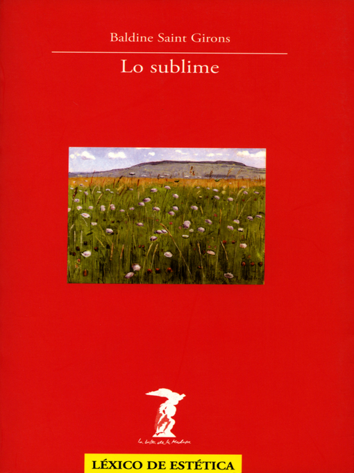 Title details for Lo sublime by Baldine Saint Girons - Wait list
